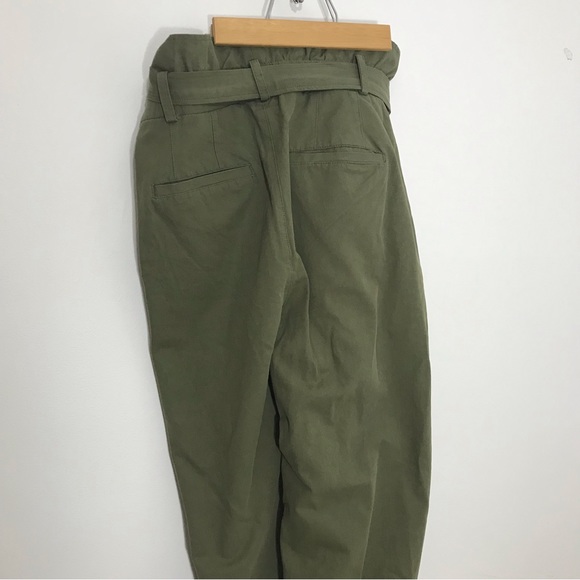 Avec Les Filles Green Cotton Pants - Picture 9 of 13